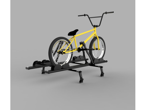 车顶自行车架托架 3D 模型