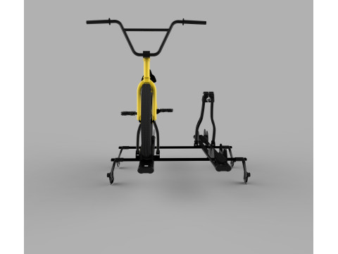 车顶自行车架托架 3D 模型