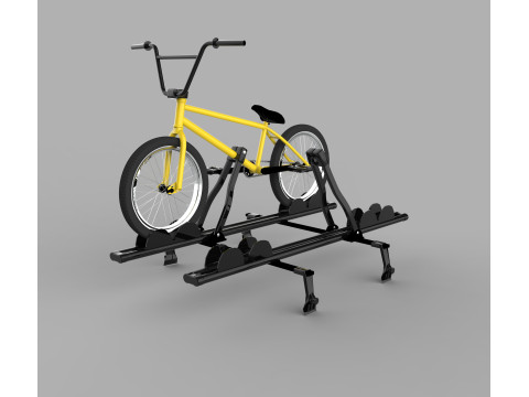 车顶自行车架托架 3D 模型