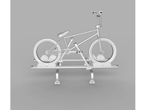 Roof Bike Rack Carrier 3D Model