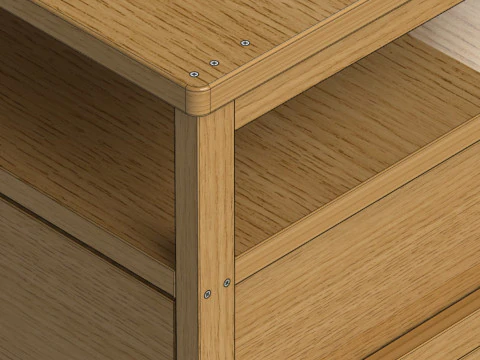 017 - Nightstand 3D Model