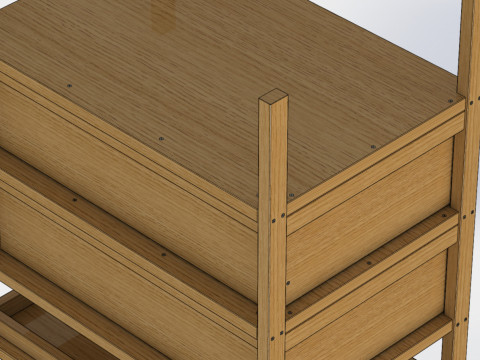 017 - Nightstand Model 3D