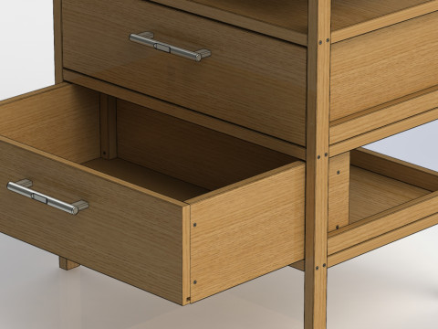 017 - Nightstand Model 3D