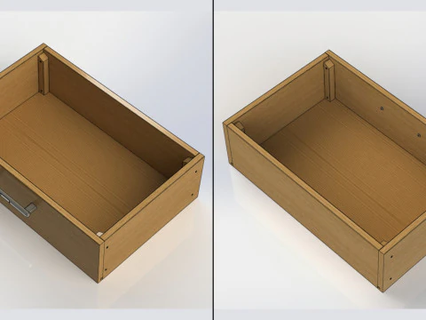 017 - Nightstand 3D Model