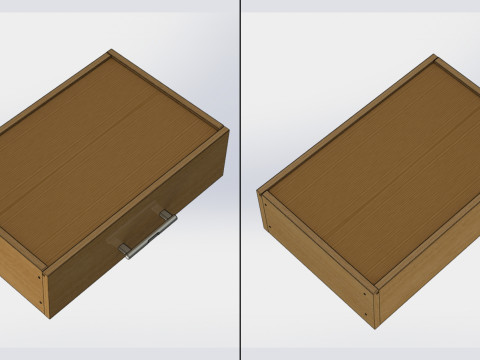 017 - Nightstand Model 3D