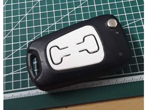 Car key button repair -KIA Ray 3D Print Model