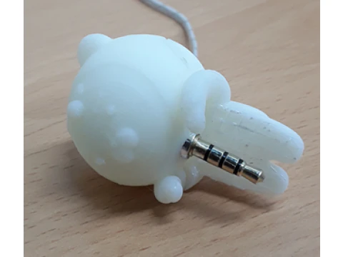 Cell phone wired earphone accessories 3D Print Model