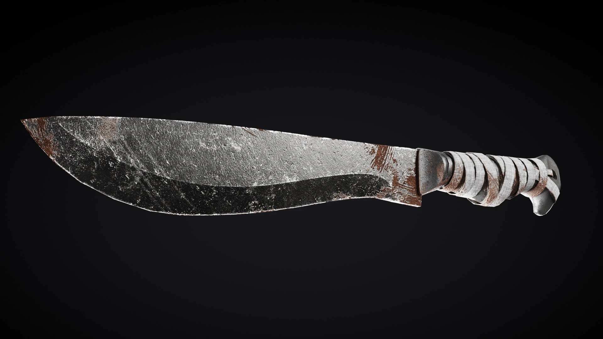 Machete 3D Model .c4d .max .obj .3ds .fbx .stl .blend 
