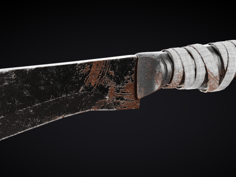 Machete Modelo 3D