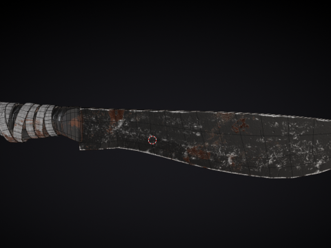 Machete Modelo 3D