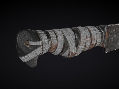 Machete Modelo 3D