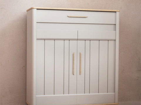 Furniture wooden cupboard with 4k textures and uvs 3D Model