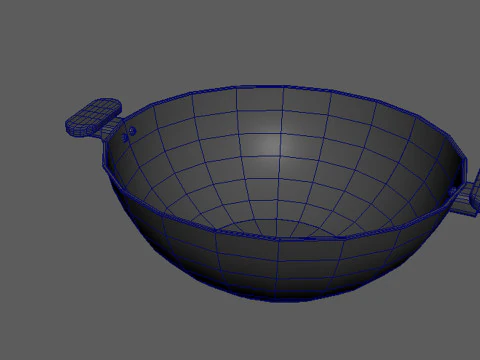 Kitchen Kit pan and cooking pot accessories 4K textures 3D Model