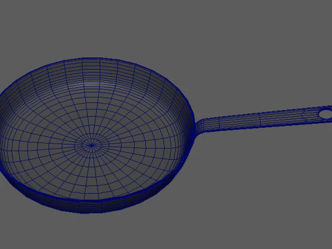 Kitchen Kit pan and cooking pot accessories 4K textures 3D Model
