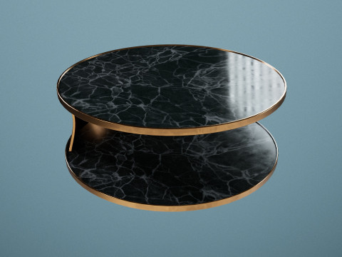 Marble table with 4k pbr textures 3D मॉडल