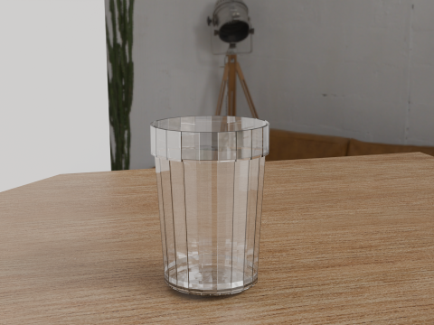 3D Glass Model 3D 模型