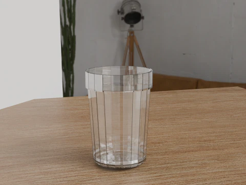 Modello in vetro 3D Modello 3D