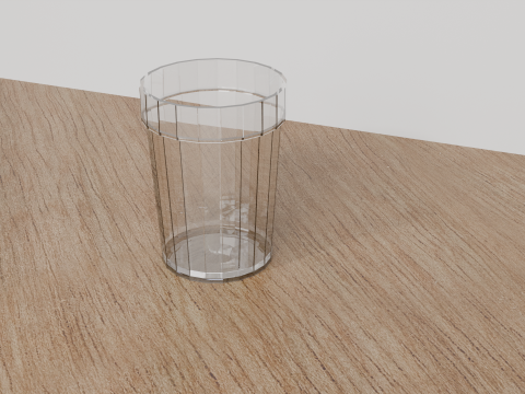 3D Glass Model 3D Modell