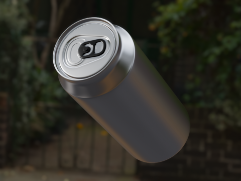 3D Aluminium Can Model 3D-Modell