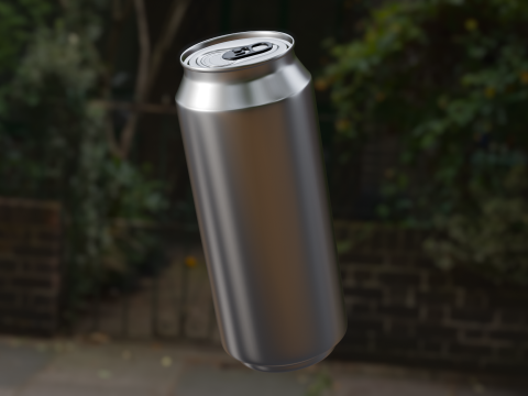 3D Aluminium Can Model 3D-Modell