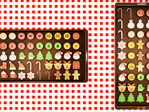 Christmas Cookies all-in-one collection 3D Модель
