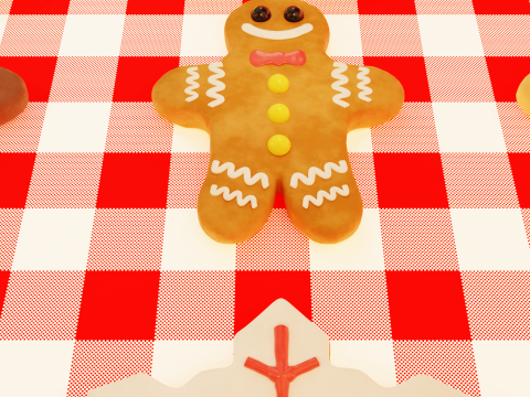 Christmas Cookies all-in-one collection 3D Модель