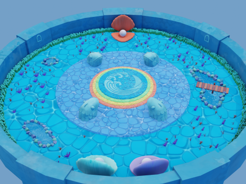 SeaWorld Fantasy BattleArena 3D 模型