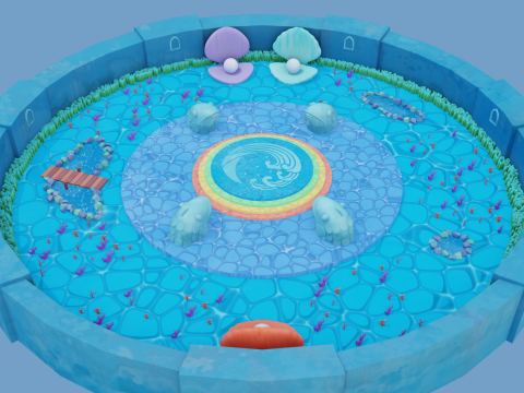 SeaWorld Fantasy BattleArena 3D 模型