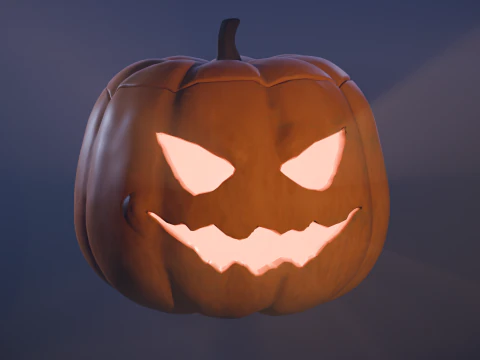 Zucca di Halloween Modello 3D