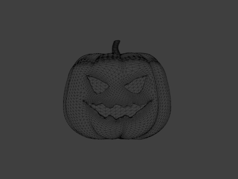 Halloween pumpkin 3D 모델