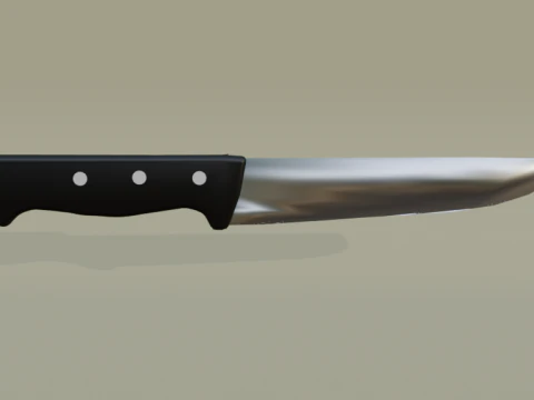 Couteau de cuisine Modèle 3D