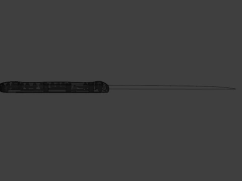 Kitchen Knife 3D Model