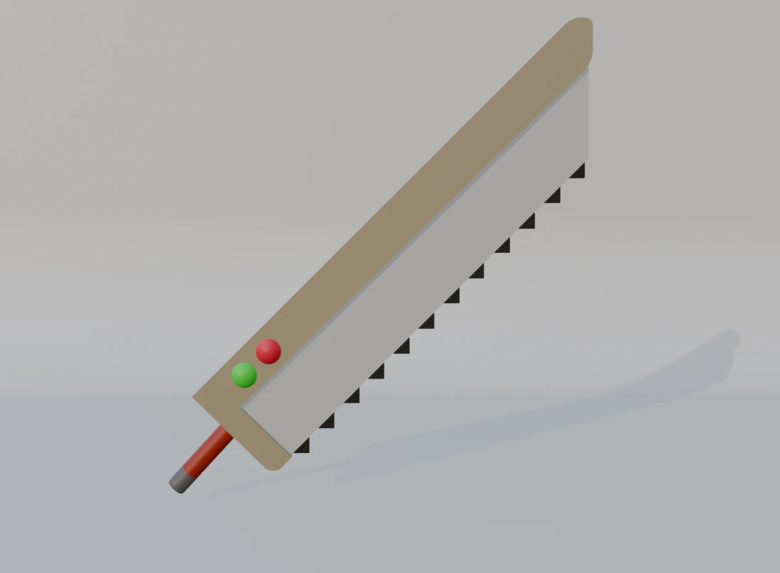 Breaker Blade 3D Model .c4d .max .obj .3ds .fbx .stl .blend 