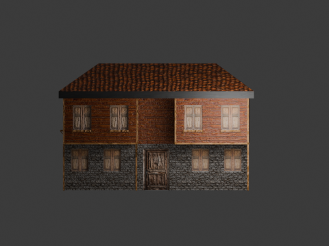 Old Ottoman House 3Dモデル