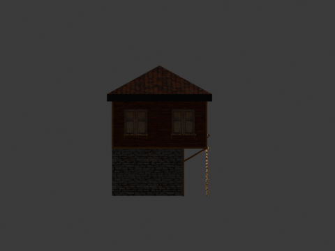 Old Ottoman House 3Dモデル