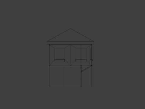 Old Ottoman House 3Dモデル