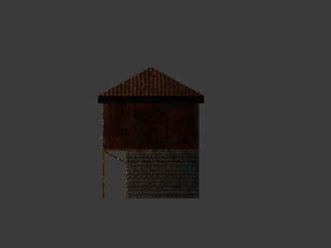Old Ottoman House 3Dモデル