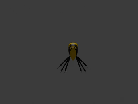 Bee Model for Animation or Sth 3D Model