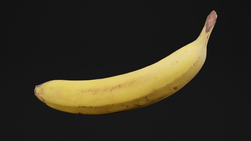 Banana 3D Model .c4d .max .obj .3ds .fbx .stl .blend