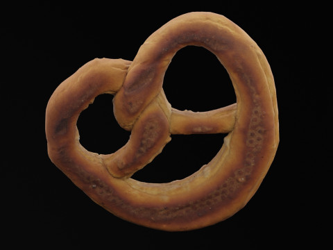 Pretzel Food 3D Model