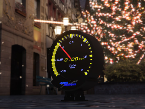 Kit de Relojes Indicadores para Vehiculos - Inspirados en Greddy Sirius - JunkiDesigns 3Dモデル