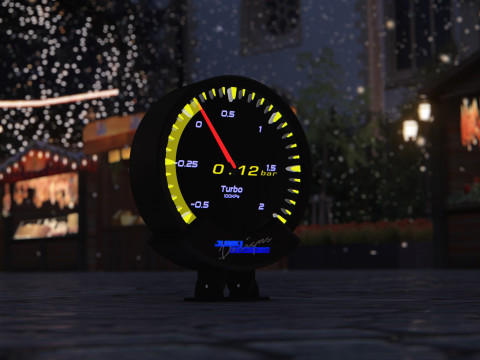 Kit de Relojes Indicadores para Vehiculos - Inspirados en Greddy Sirius - JunkiDesigns 3Dモデル