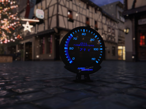 Kit de Relojes Indicadores para Vehiculos - Inspirados en Greddy Sirius - JunkiDesigns 3Dモデル