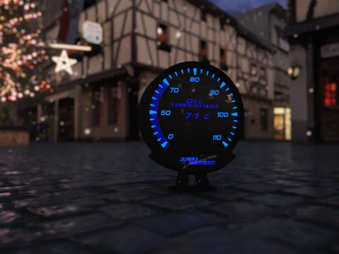 Kit de Relojes Indicadores para Vehiculos - Inspirados en Greddy Sirius - JunkiDesigns 3Dモデル