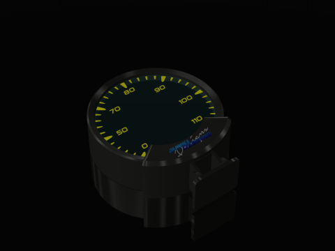 Kit de Relojes Indicadores para Vehiculos - Inspirados en Greddy Sirius - JunkiDesigns 3Dモデル