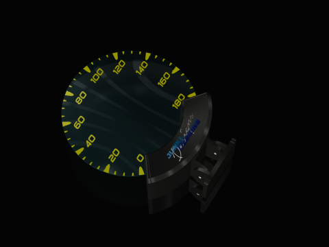 Kit de Relojes Indicadores para Vehiculos - Inspirados en Greddy Sirius - JunkiDesigns 3Dモデル