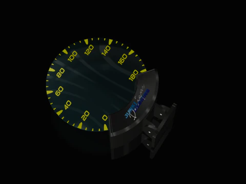 Kit de Relojes Indicadores para Vehiculos - Inspirados en Greddy Sirius - JunkiDesigns 3Dモデル