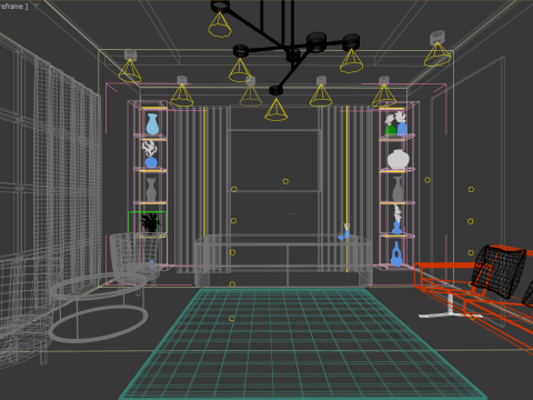 Living room Modèle 3D