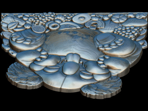 Lovely Cute Koalas Bas Relief 3D print model 3D 打印模型