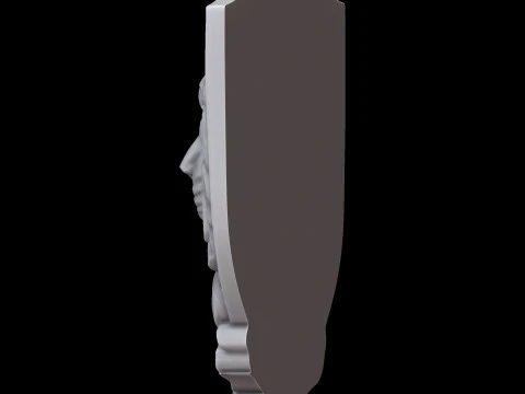 Lion Head 3D print model 3D Print Model